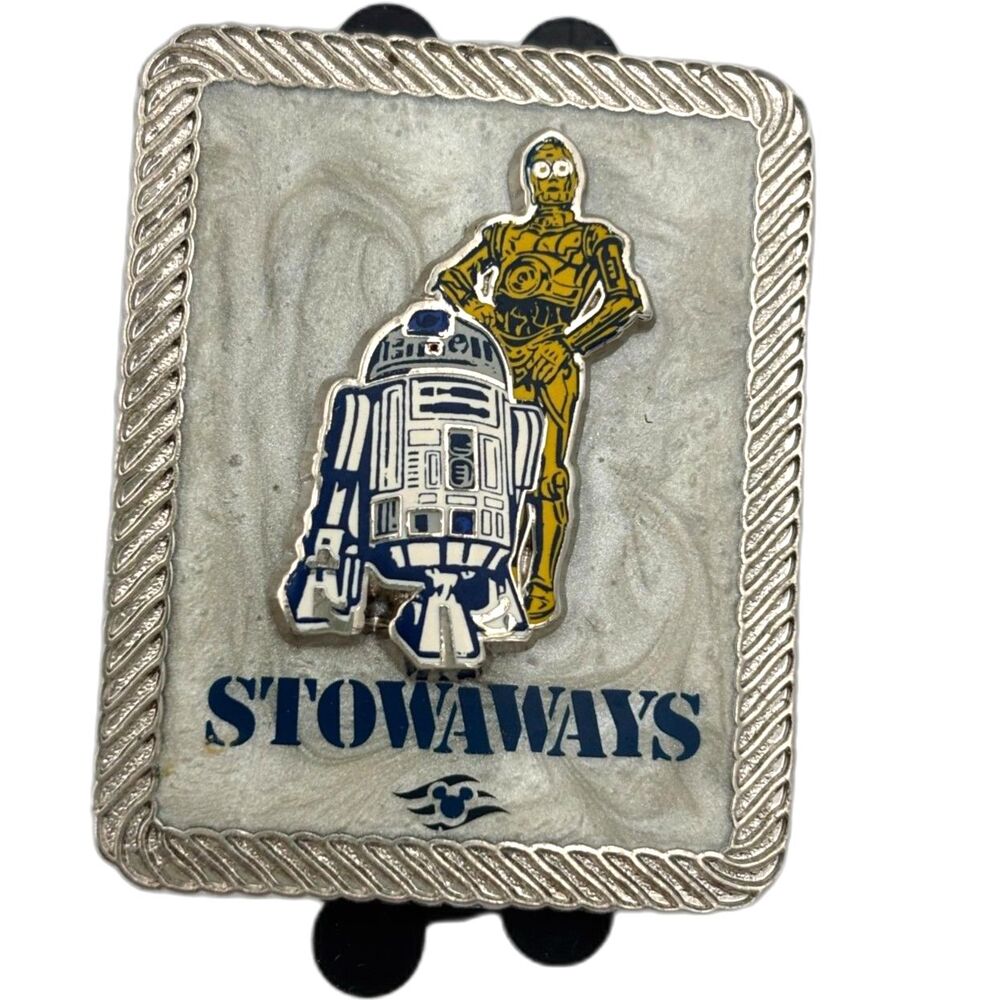 Disney Pin - Disney Cruise Line C-3PO & R2-D2 Stowaways-NWOT